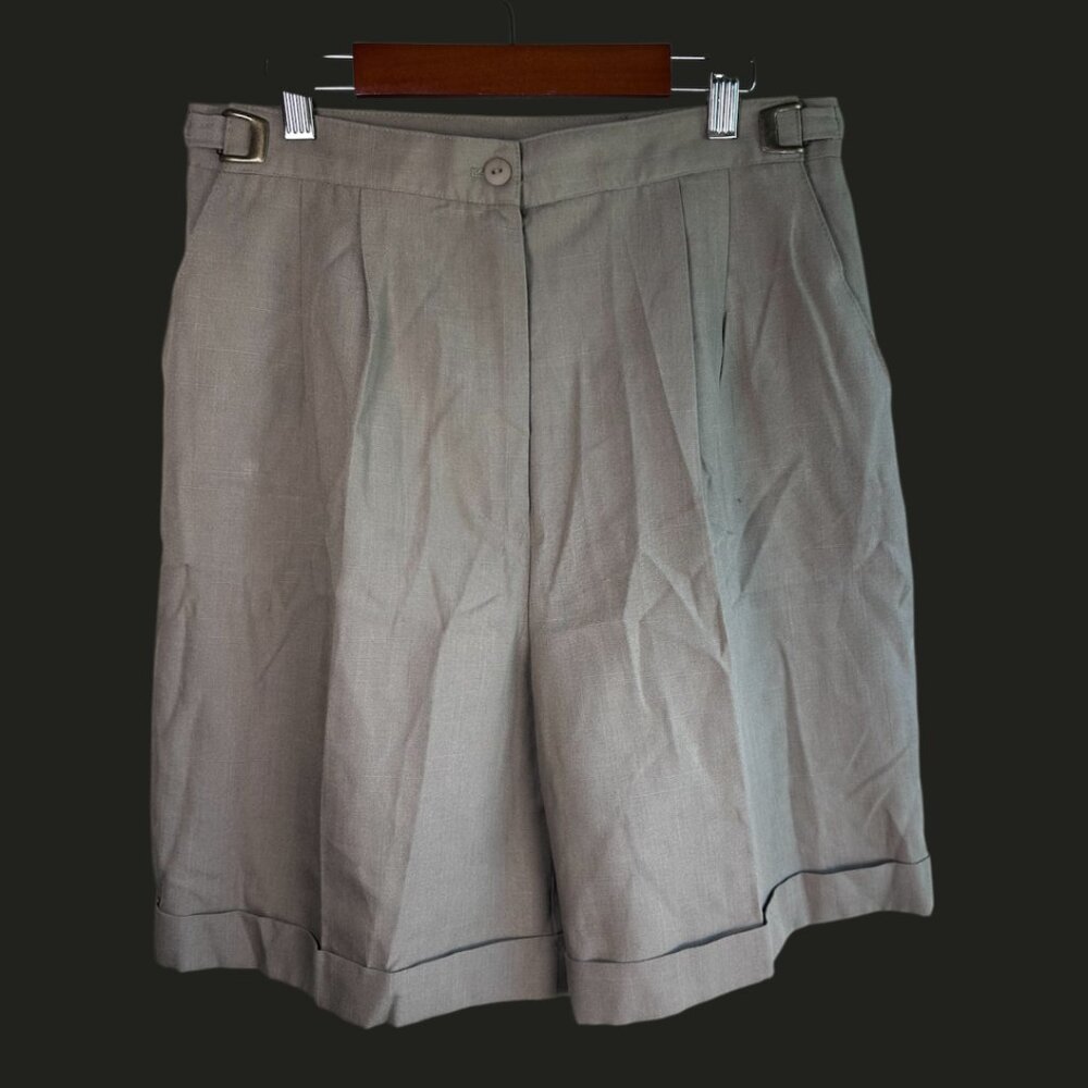 Vintage 90s Technics Adjustable Waist Pleated Front Shorts